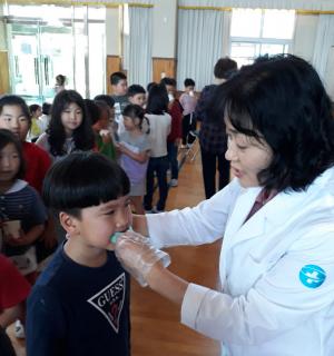 홍성군, 초·중학생 구강보건교육 성과 전국 손꼽혀
