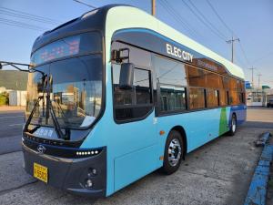 보령시, ‘탄소중립 실현’ 친환경 전기 저상버스 운행 시작
