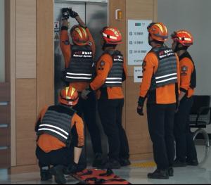 홍성군, 승강기 사고대응 합동훈련으로 안전사고 예방